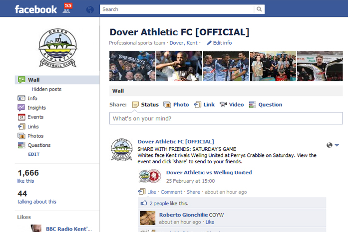 FACEBOOK: TELL A FRIEND