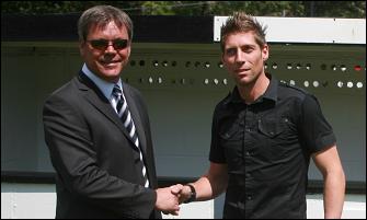 NICKY SIGNS FOR WHITES