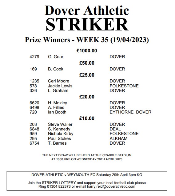 STRIKER – DID YOU HIT THE NET