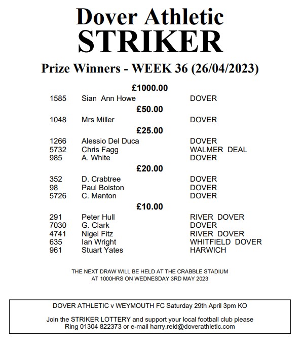 STRIKER – DID YOU HIT THE NET?