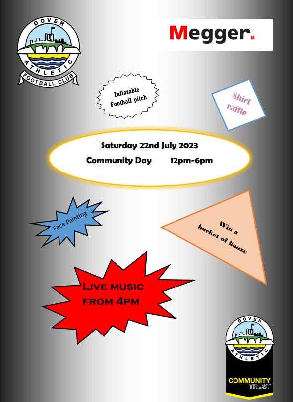 COMMUNITY DAY & OPEN TRAINING SESSION