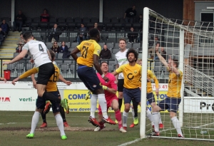 2018-04-07 TorquayH 03 goalmouth