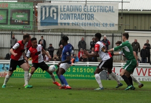 2018-04-28 WokingA 27 goalmouth