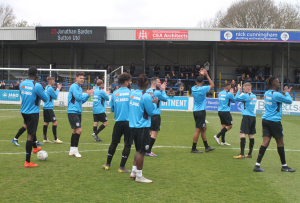 2019-04-27 SuttonH 01 Players applaud
