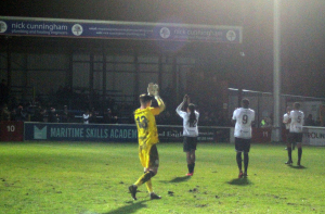 2019-12-26 BromleyH 63 players applaud