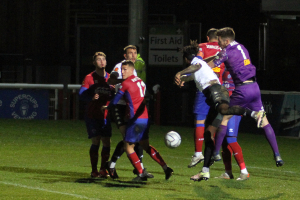 2020-10-13 AldershotH 09 goalmouth