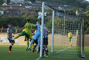 2016-07-26 MillwallH 09 goalmouth