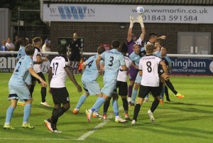 2016-08-09 BorehamWoodH 16 goalmouth